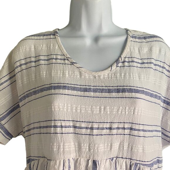 White Birch Weekend at the Lake Cotton Short Sleeve Dress with Pockets NEW NWT - Picture 7 of 11